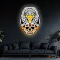 Load image into Gallery viewer, Eagle’s Fury, Skull’s Legacy Neon light Artwork
