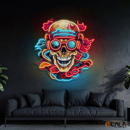 Shinigami Glow The Art of Life and Death Neon Sign Light Artwork