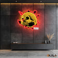 Load image into Gallery viewer, Dirty Skull With Graffity Neon Light Artwork
