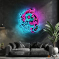 Load image into Gallery viewer, No Game No Light Crazy Skull Neon Light Artwork
