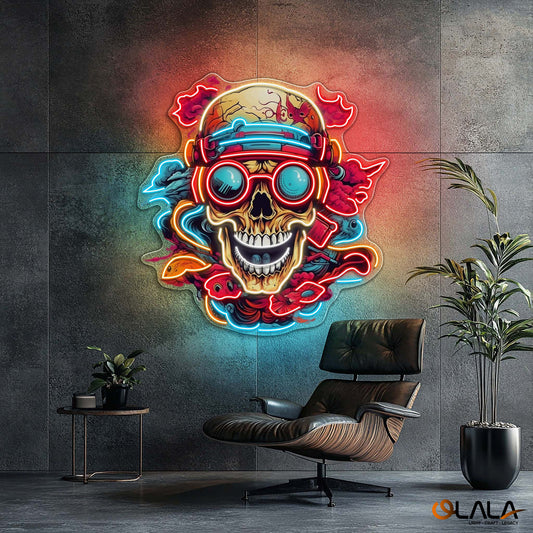 Shinigami Glow The Art of Life and Death Neon Sign Light Artwork